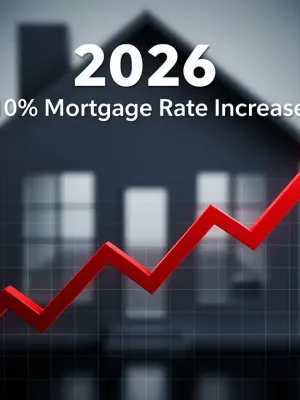 Housing market forecast with rising mortgage rates affecting buyers in 2026