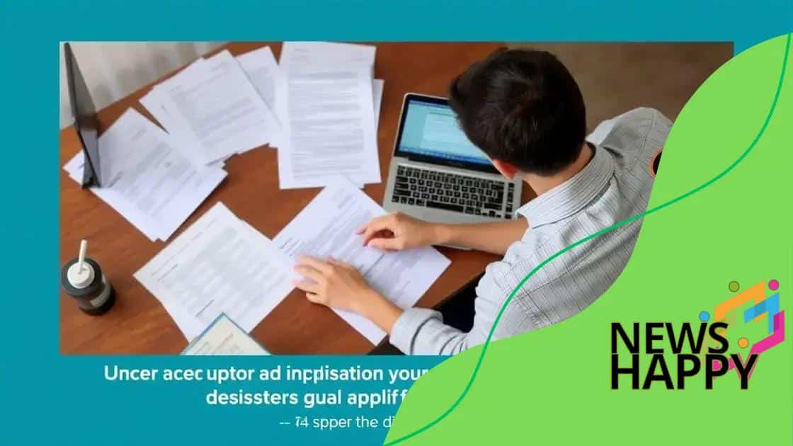 Step-by-step application process