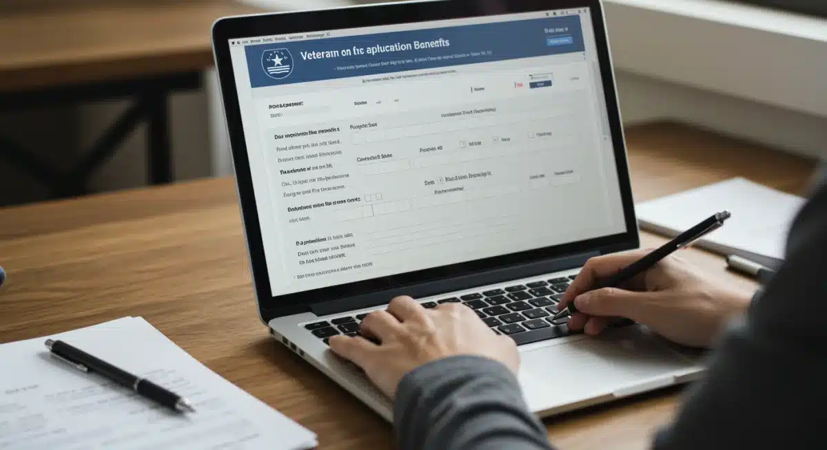 Veteran applying for education benefits online