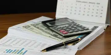 Financial documents and calendar highlighting January 2026 for student loan policy changes