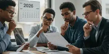 Small business owners reviewing 2026 tax code changes documents