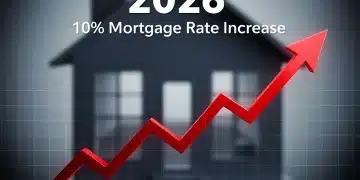 Housing market forecast with rising mortgage rates affecting buyers in 2026
