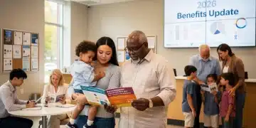 Exploring Public Assistance Benefits in 2026: SNAP & TANF Changes People reviewing information on 2026 public assistance benefits, including SNAP and TANF.