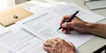 2026 Workers' Comp Benefits: 5 Tips for a Successful Claim Person filling out 2026 workers' compensation claim form